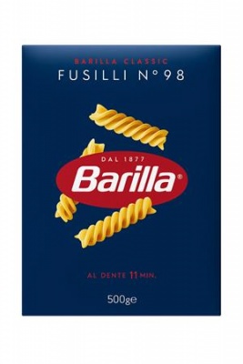 Száraztészta, durum, 500 g, BARILLA "Fusilli"