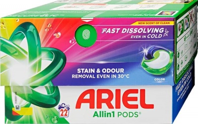 Mosókapszula, 22 db, ARIEL "Color"