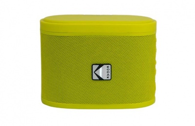 Hangszóró, hordozható, 5W, bővíthető, KODAK "Soundbrix", sárga