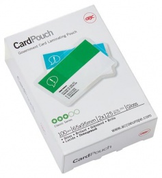 Meleglamináló fólia, 125 mikron, 65x95mm, fényes, GBC