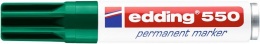Alkoholos marker, 3-4 mm, EDDING "550", zöld